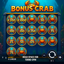 RTbet - Bonus Crab Slot Game - Jackpot